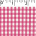 light weight polyester cotton 1/8 inch gingham in bright pink and white