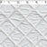 white polyester cotton face and back quilted broadcloth with 4 oz polyester fill