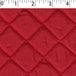 red polyester cotton face and back quilted broadcloth with 4 oz polyester fill