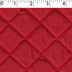 red polyester cotton face and back quilted broadcloth with 4 oz polyester fill