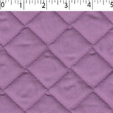 lilac polyester cotton face and back quilted broadcloth with 4 oz polyester fill