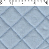 powder blue polyester cotton face and back quilted broadcloth with 4 oz polyester fill