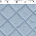 powder blue polyester cotton face and back quilted broadcloth with 4 oz polyester fill