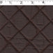 brown  polyester cotton face and back quilted broadcloth with 4 oz polyester fill