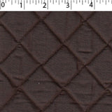 brown  polyester cotton face and back quilted broadcloth with 4 oz polyester fill
