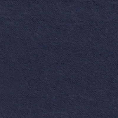 midnight blue solid cotton flannelette  fabric