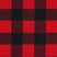 1 1/2" red/black buffalo check flannelette