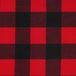 1 1/2" red/black buffalo check flannelette