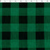 1 1/2" green/black buffalo check flannelette