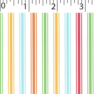 FLANNELETTE PRINTS - MULTI STRIPE