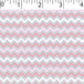 grey ground cotton flannelette with pink zigzag