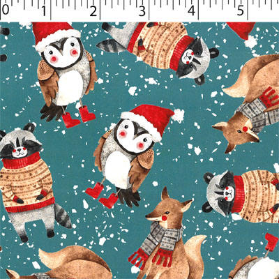 FLANNELETTE PRINTS - WINTER FRIENDS
