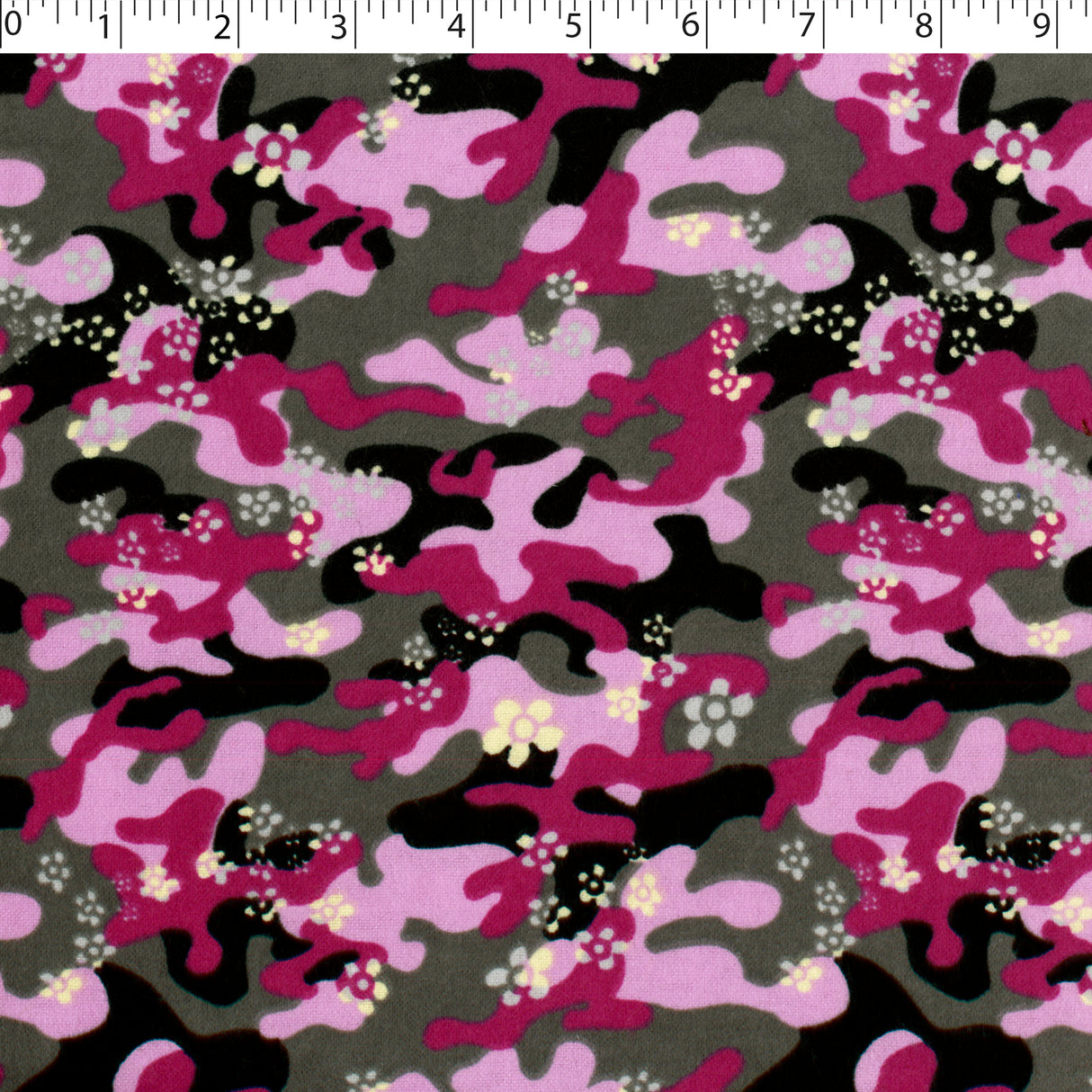 FLANNELETTE PRINTS - FLOWER CAMO
