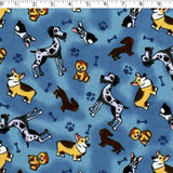 FLANNELETTE PRINTS - DOGGY