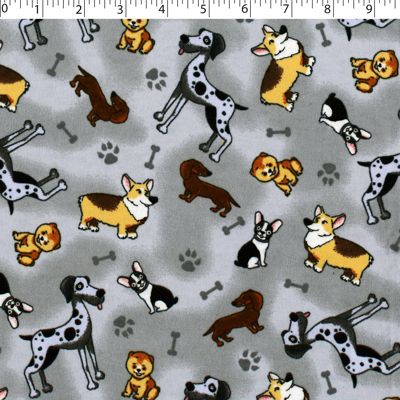 FLANNELETTE PRINTS - DOGGY