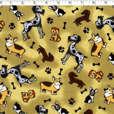 FLANNELETTE PRINTS - DOGGY