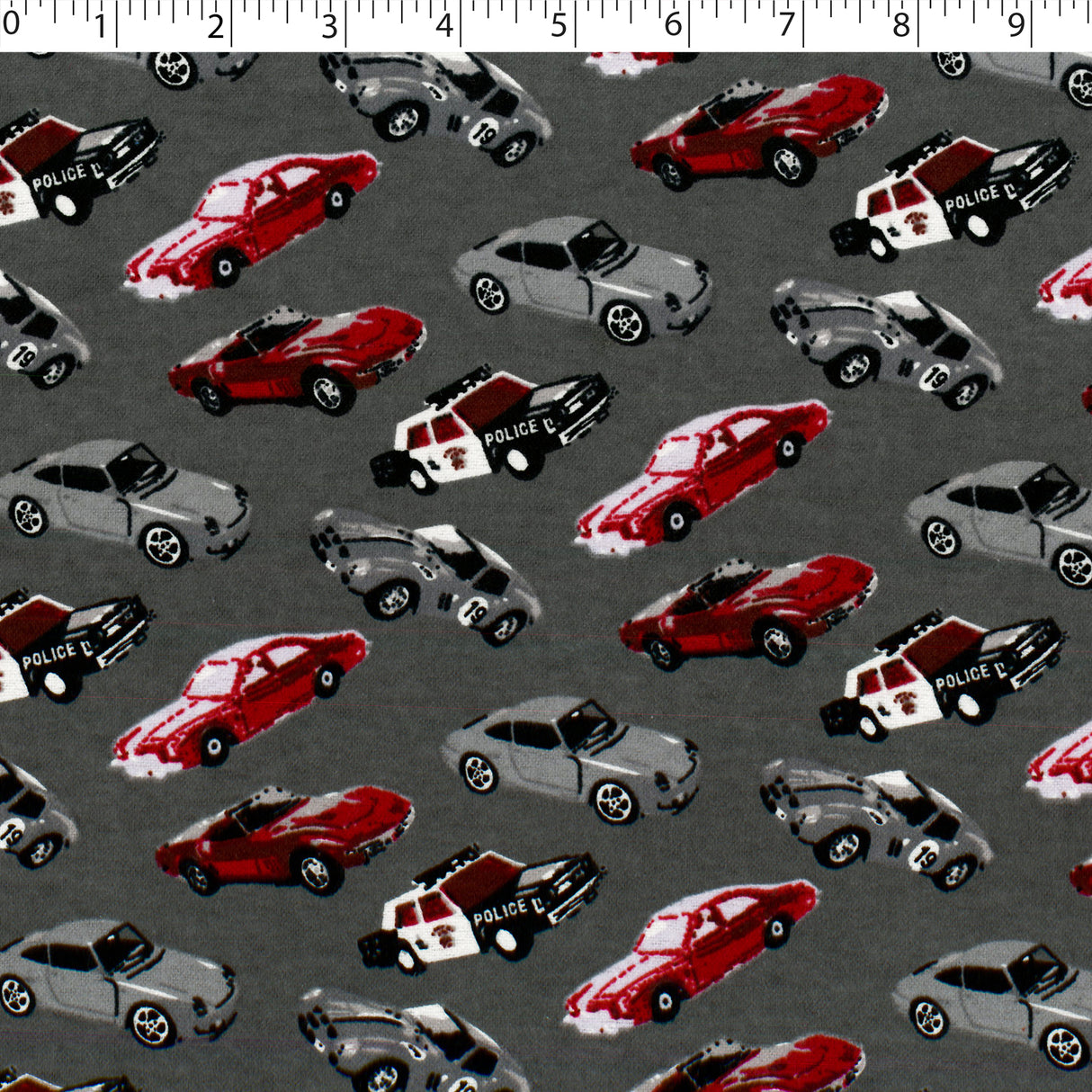 FLANNELETTE PRINTS - CAR CHASE
