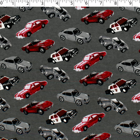 FLANNELETTE PRINTS - CAR CHASE