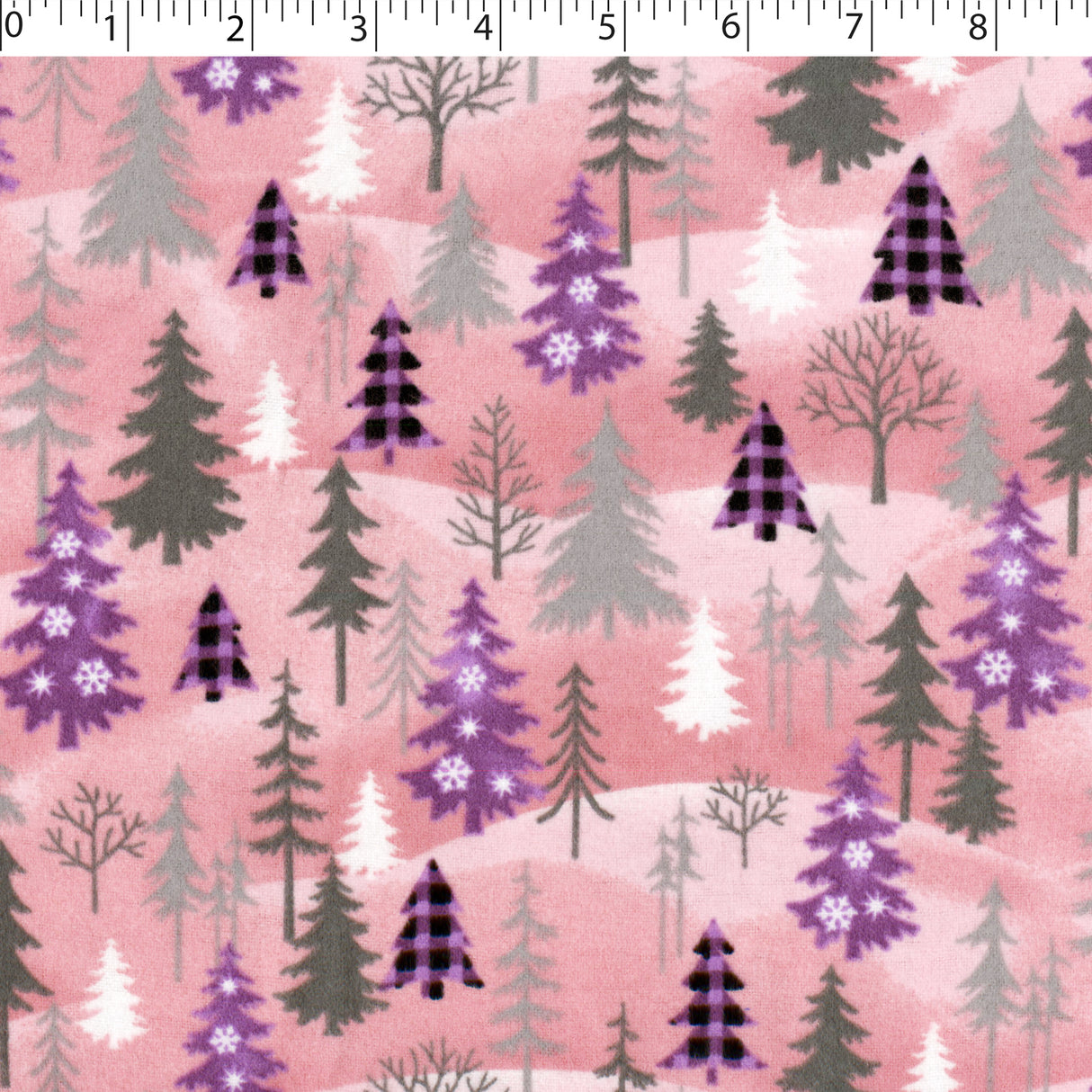 FLANNELETTE PRINTS - FESTIVE TREES