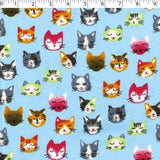 FLANNELETTE PRINTS - KITTY SMILES
