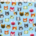 FLANNELETTE PRINTS - KITTY SMILES