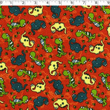 FLANNELETTE PRINTS - DINO DANCE