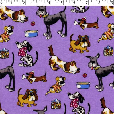 FLANNELETTE PRINTS - DOG PARK