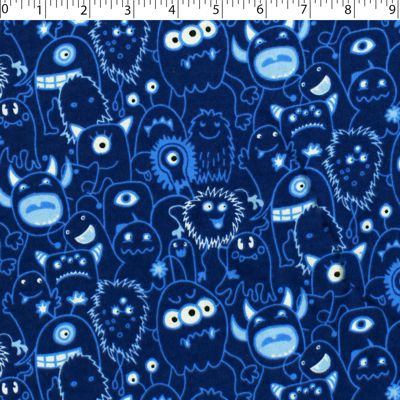 FLANNELETTE PRINTS - LIL 'MONSTERS