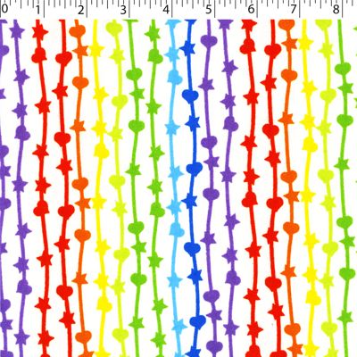 FLANNELETTE PRINTS - STAR STRIPE