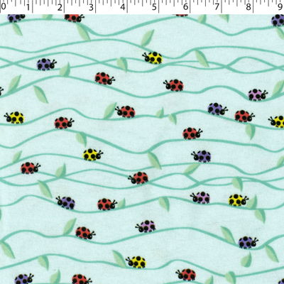 FLANNELETTE PRINTS - LADY BUG