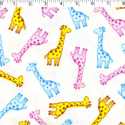 FLANNELETTE PRINTS - GIRAFFE TOSS
