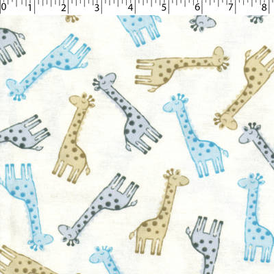 FLANNELETTE PRINTS - GIRAFFE TOSS
