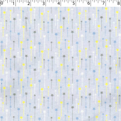 FLANNELETTE PRINTS - SLEEPY SHEEP STARS