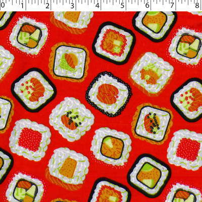 FLANNELETTE PRINTS - SUSHI