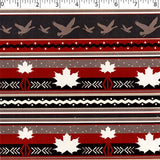 TRUE NORTH FLANNELETTE - GOOSE STRIPE