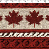 TRUE NORTH FLANNELETTE - MAPLE LEAF KNIT