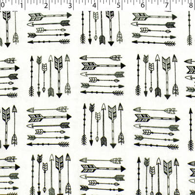 FIRESIDE FLANNELETTE - ARROW PATCH