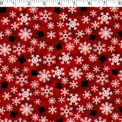 FIRESIDE FLANNELETTE - MAPLE LEAF SNOW