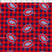 medium weight brushed NHL cotton in the print of Montreal Canadiens on a red and blue buffalo check background
