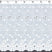 light to medium weight white polyester cotton embroidered eyelet with scalloped finish