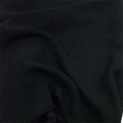light weight crepe like polyester in black