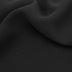 black polyester chiffon