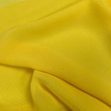 yellow polyester chiffon