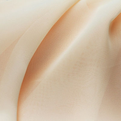 peach polyester chiffon