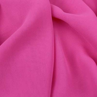 pink polyester chiffon