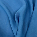 cobalt polyester chiffon