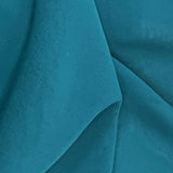 dk teal polyester chiffon