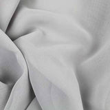 silver polyester chiffon