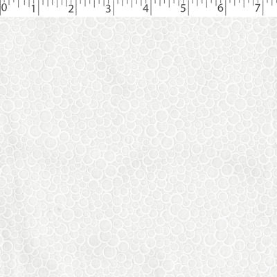 ivory cotton tone on tone circle print