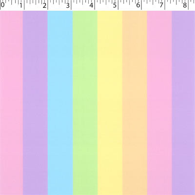 parfait cotton  rainbow stripe